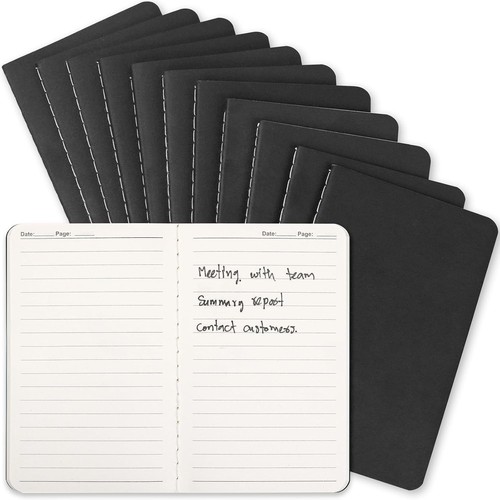 Mini pocket notebooks bulk 5 - mini, 3.5